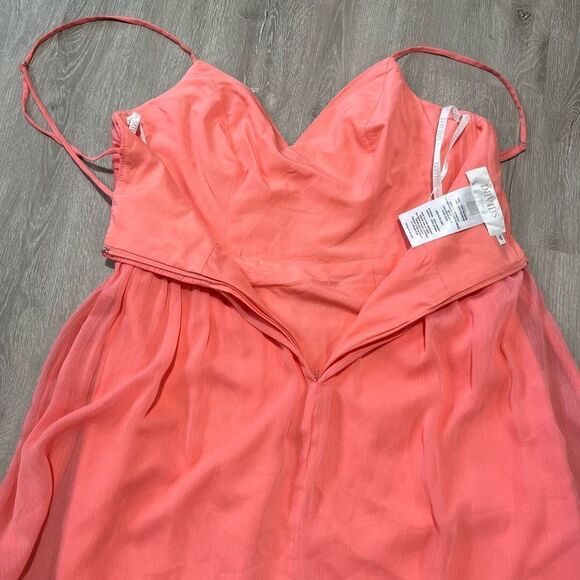 David’s Bridal Chiffon Mini Dress Size 8 - Picture 7 of 13